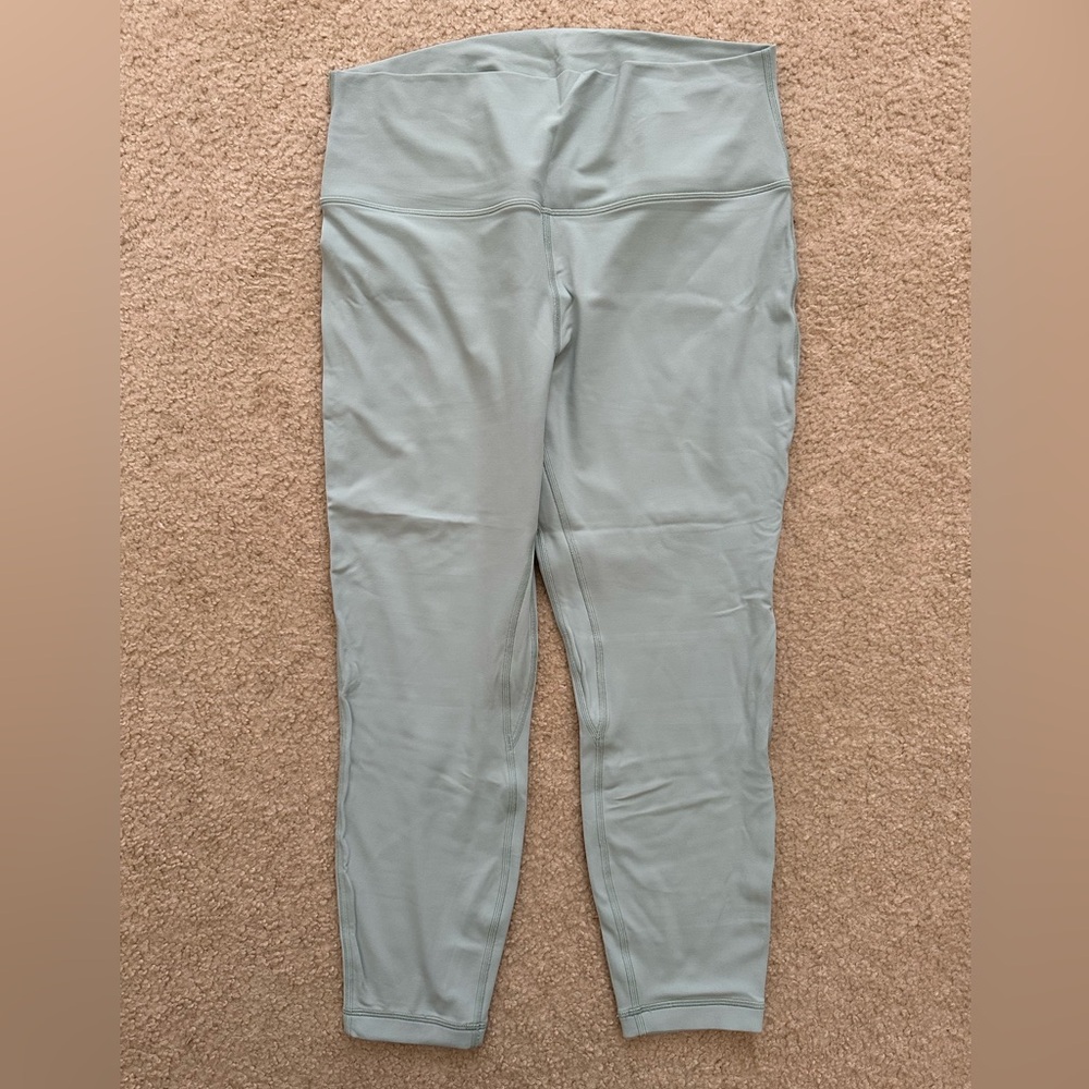 VGUC lululemon align leggings 14 blue double lined